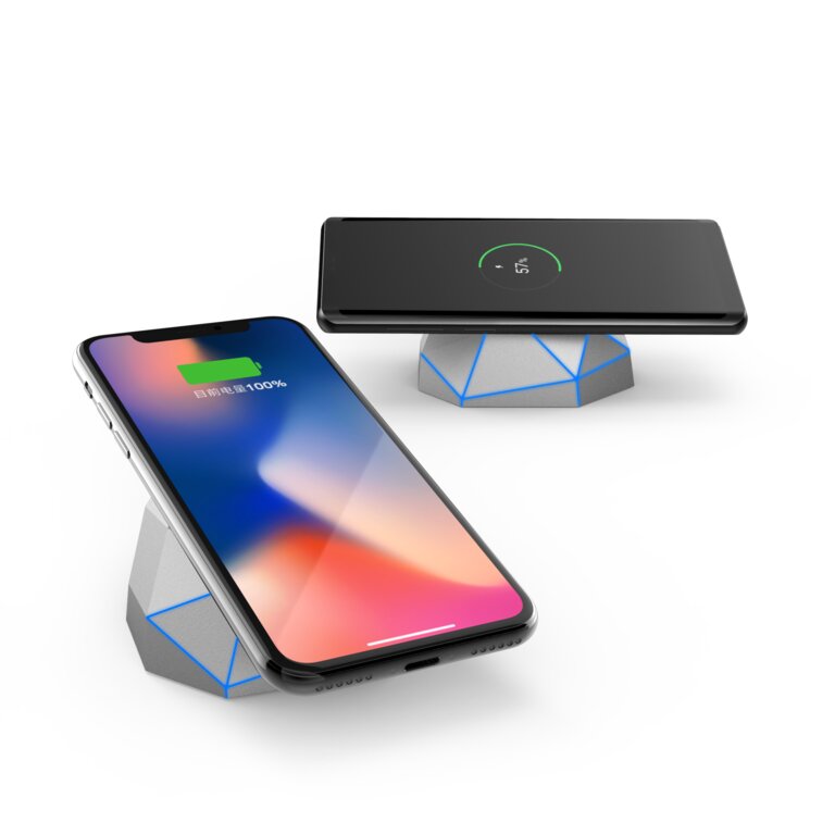 Station de charge à induction personnalisée 10W lumineuse - Géo dock | pandacolach - 3
