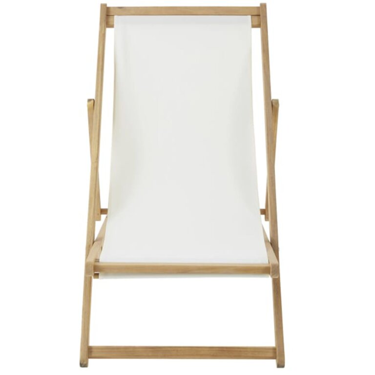 Chilienne personnalisable en bois pliante 100 x 62 x 87 cm | pandacolach - 1