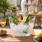 Seau à champagne publicitaire 7L réutilisable | pandacola - thumb - 1
