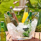 Seau à champagne publicitaire 7L réutilisable | pandacolach - thumb - 1