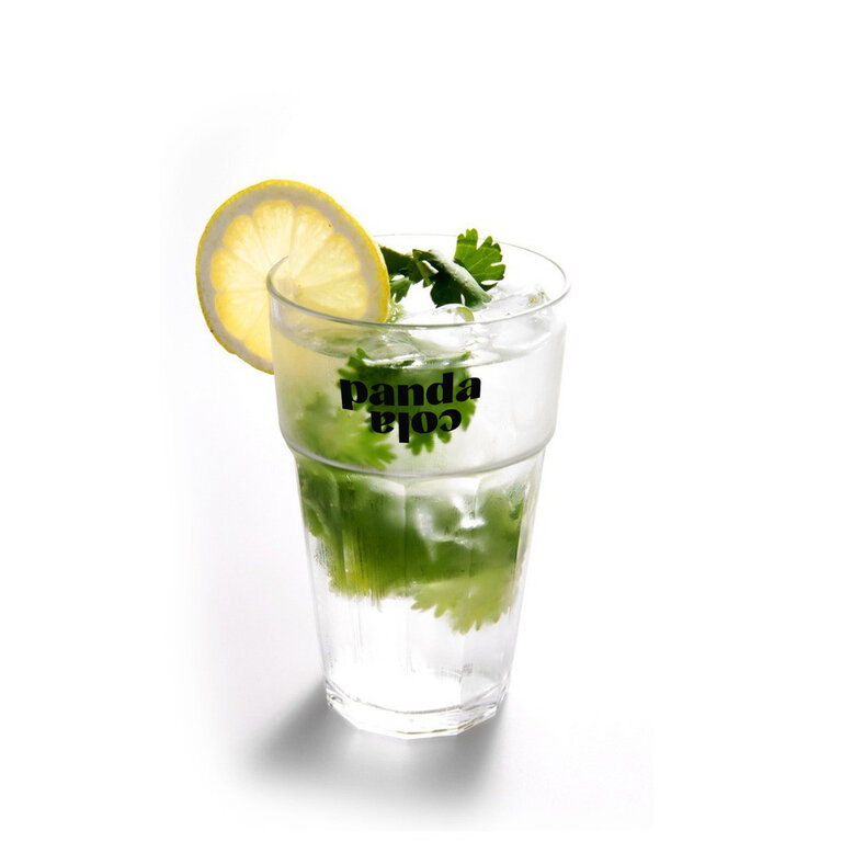 Verre multi-usage transparent publicitaire 30cl réutilisable | pandacolach