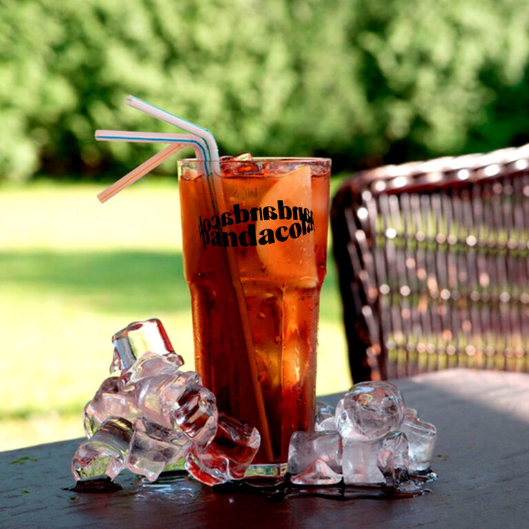 Verre retro publicitaire 50cl réutilisable | pandacolach