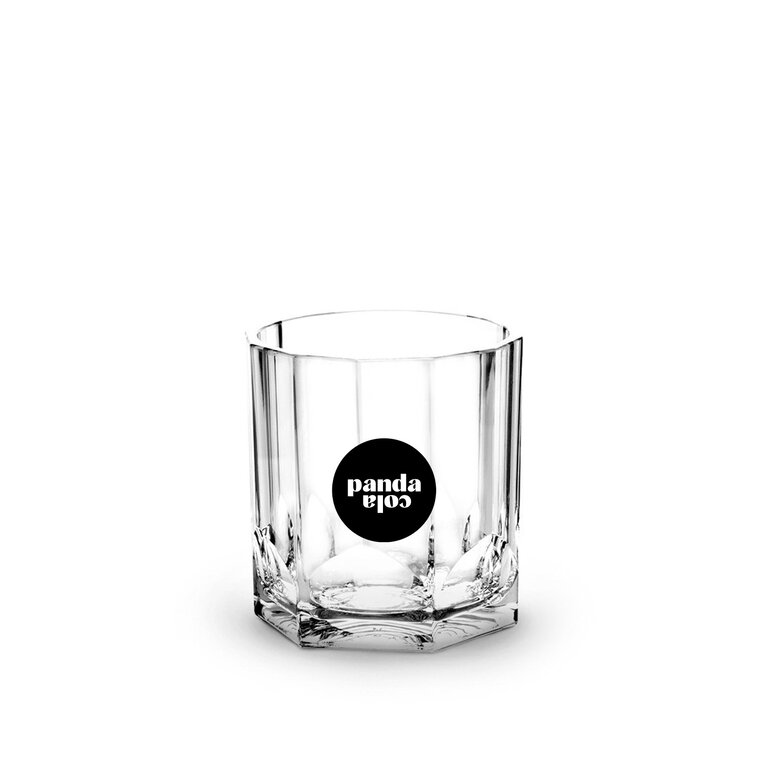 Verre à Whisky translucide personnalisé  35cl réutilisable | pandacolach