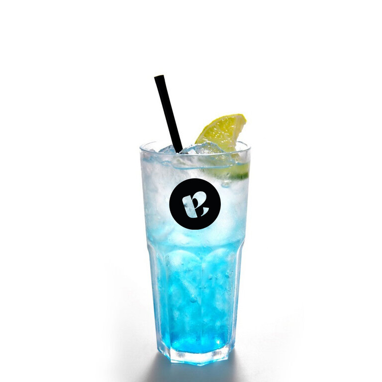 Verre retro publicitaire 22cl réutilisable | pandacolach