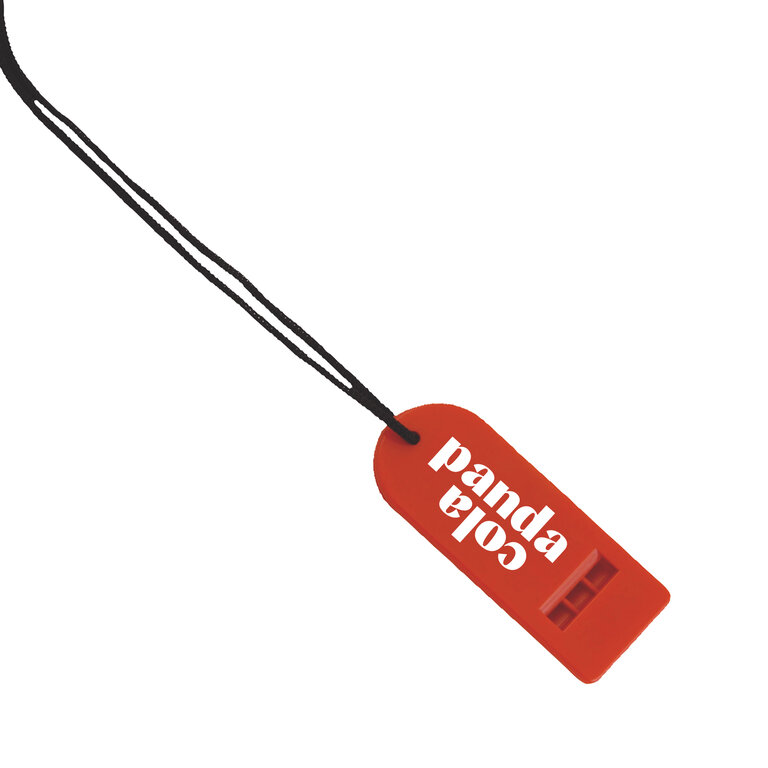 Sifflet personnalisable avec cordon - Chema | pandacolach