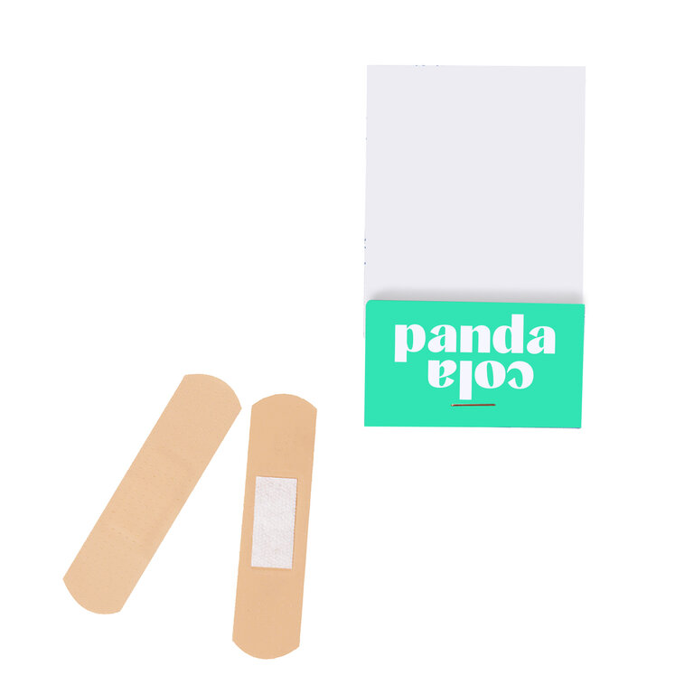 Pochette personnalisable avec 6 sparadraps en quadrichromie - Semi | pandacolach