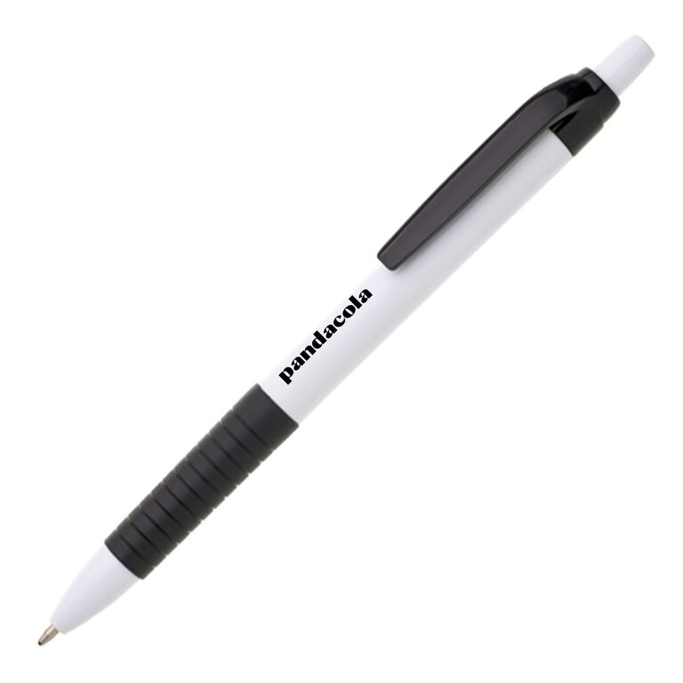 Stylo personnalisable avec grip et clip colorés - Gama | pandacolach