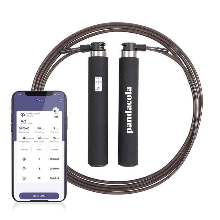 Corde à sauter connectée personnalisable | pandacolach