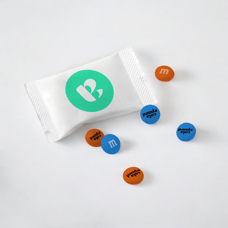 Sachet 7g de M&M's® personnalisables | pandacolach