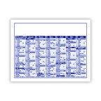 Calendrier bancaire personnalisable 2024/2025 semestriel multi-taille - Premium | pandacola - thumb