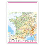 Calendrier bancaire vertical personnalisable 2024/2025 verso atlas France | 4 Saisons | pandacola - thumb - 1