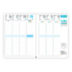 Agenda personnalisable 2024/2025 multi-taille couverture rigide en Vivella - Londres | pandacola - thumb - 1