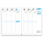 Agenda personnalisé 2025/2026 couverture souple doublée en Vivella - Faro | pandacola - thumb - 1