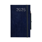 Agenda personnalisable  2024/2025 avec élastique et porte-crayon en Balacron  - Chantier | pandacola - thumb