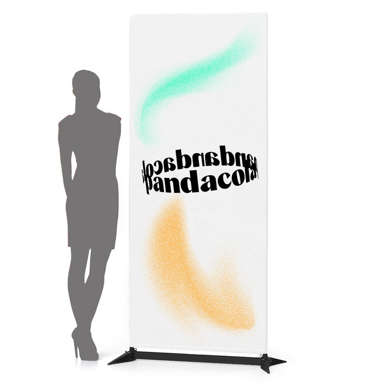 Photocall personnalisé en aluminium - 85 x 200 cm - Imprimé en France | pandacolach