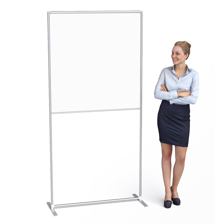 Stand publicitaire en aluminium économique 100 x 200 cm | pandacola - 2