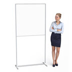 Stand publicitaire en aluminium économique 100 x 200 cm - Imprimé en France | pandacola - thumb - 2