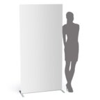 Stand publicitaire en aluminium économique 100 x 200 cm - Imprimé en France | pandacola - thumb