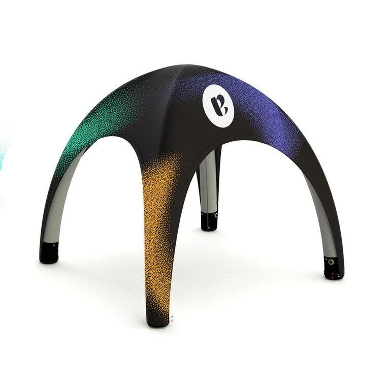 Tente  gonflable personnalisable - 4x4m | pandacolach