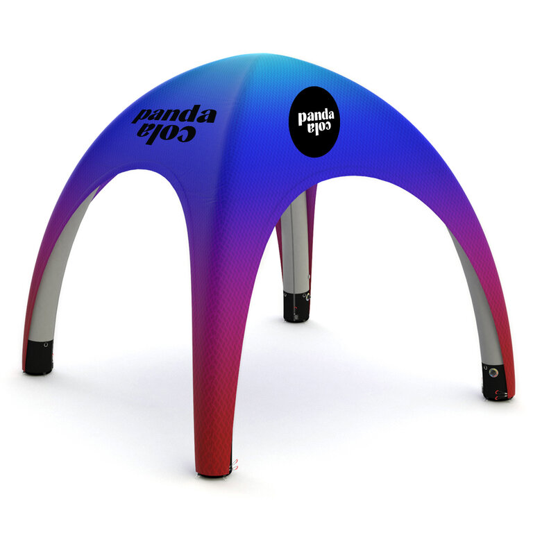 Tente  gonflable personnalisable - 6x6m | pandacolach