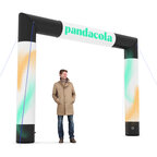 Arche gonflable personnalisable rectangulaire - 4,5x3,2m | pandacolach - thumb - 2