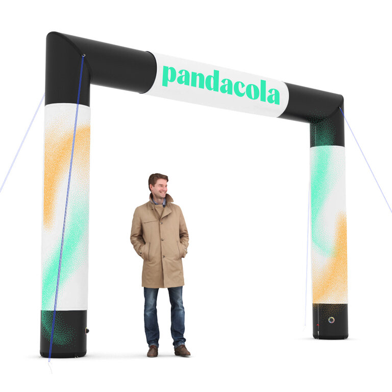 Arche gonflable publicitaire - 6,5x4,5m | pandacola