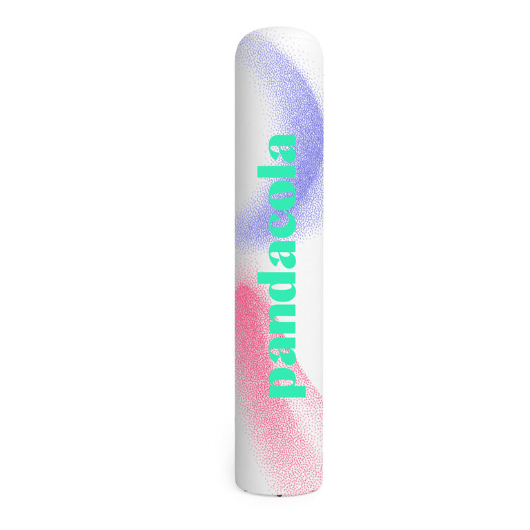 Totem gonflable personnalisable pour salons promotionnels - 44x220cm | pandacola