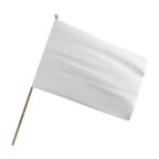 Drapeau personnalisable à agiter - hampe en bois made in France | pandacola - thumb