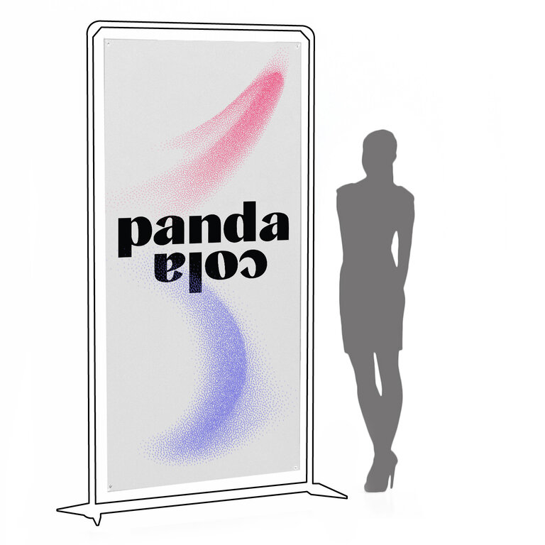 Toile de remplacement personnalisée pour Photocall - 120 x 230 cm | pandacolach