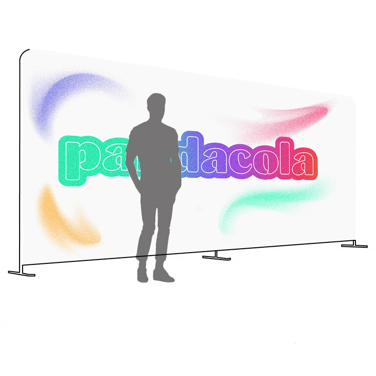 Toile de remplacement personnalisée pour Mur d'image - 600 x 230 cm | pandacolach
