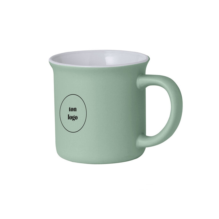 Mug personnalisable en céramique vintage couleur mat 300 ml - Sip | pandacola