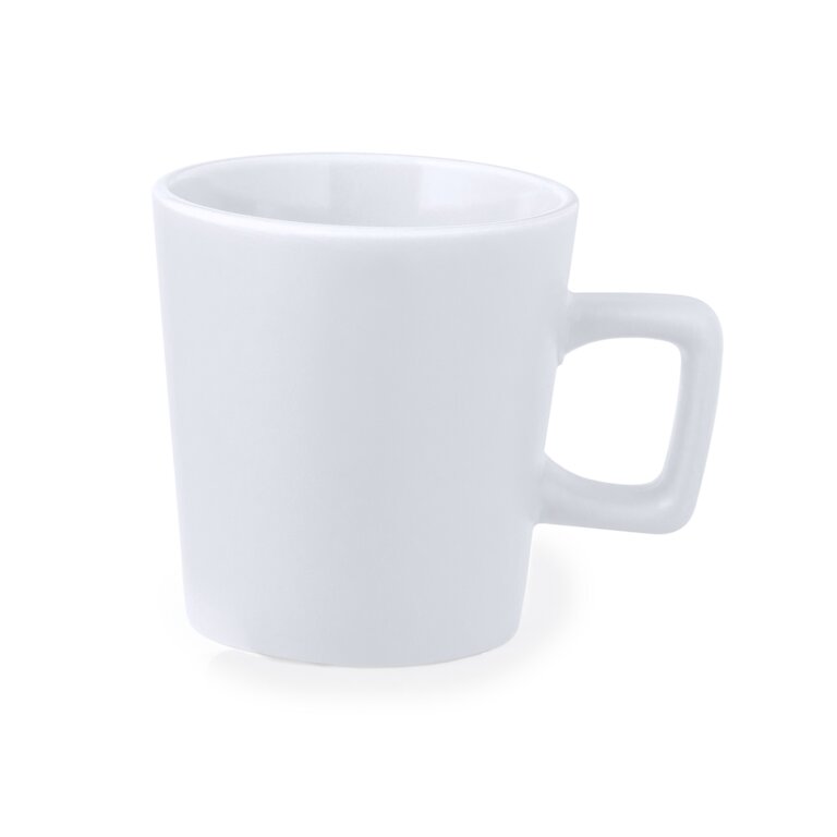 Mug personnalisé en céramique avec poignée carrée 300 ml - Potin | pandacolach