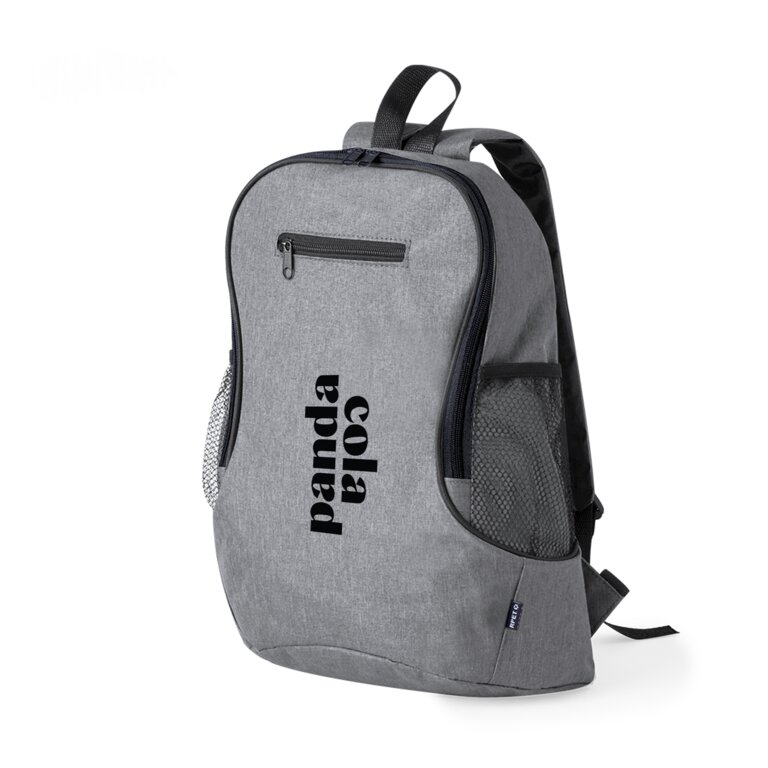 Sac à dos personnalisable en rPET avec poche latérales - Kipo | pandacolach