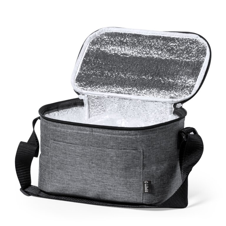 Sac isotherme personnalisable à bandoulière en rPET avec lunchbox - Kombo | pandacola
