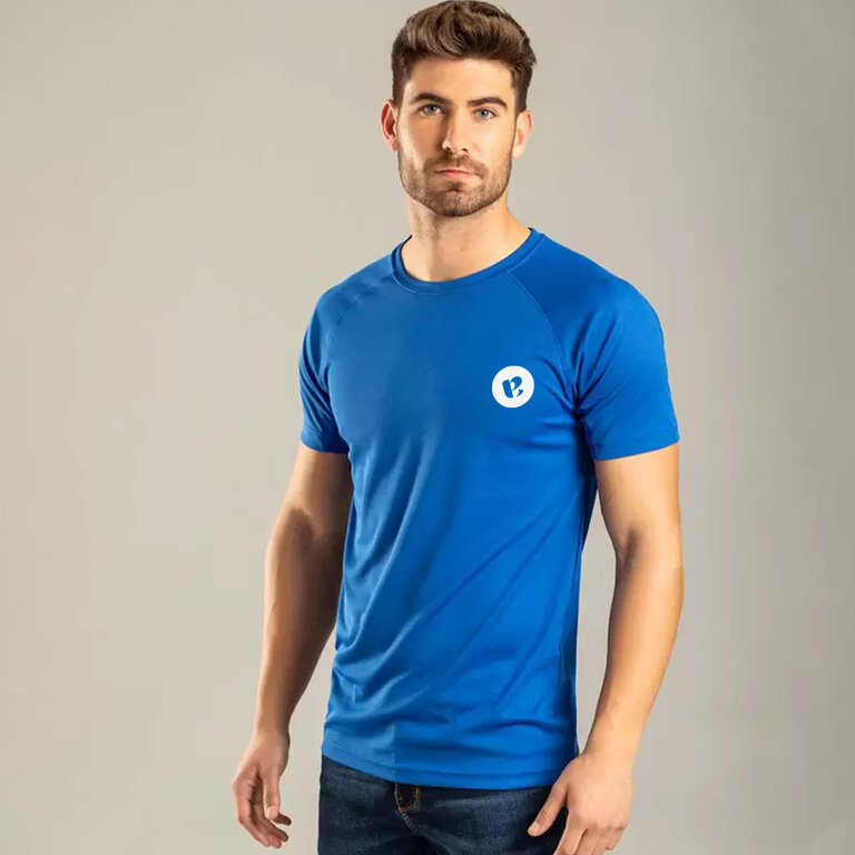 T-shirt personnalisé mixte respirant en polyester 135 gr/m² - Brif | pandacolach