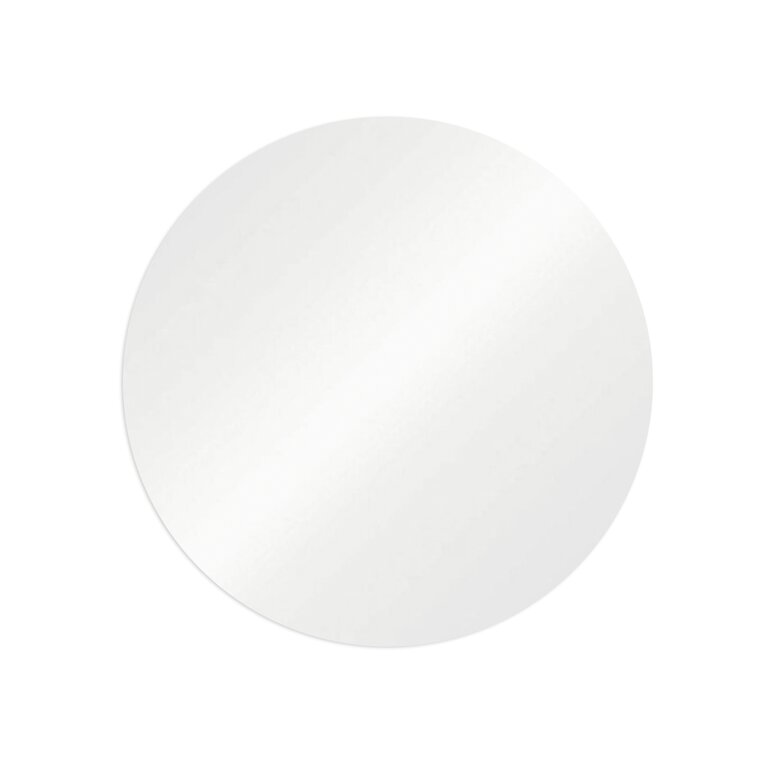 Sous verre publicitaire réutilisable en PVC Ø8 cm | pandacola