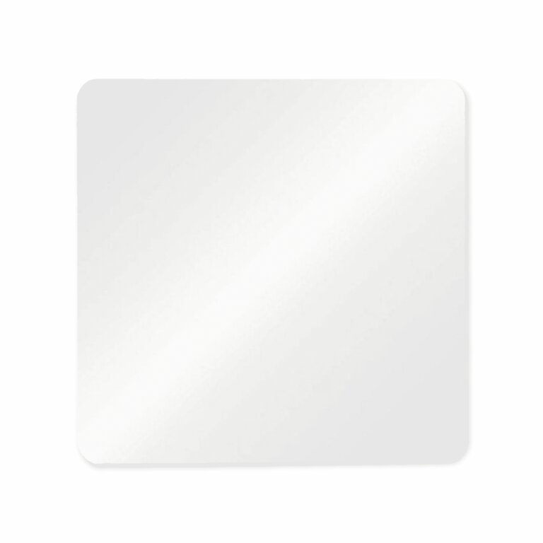 Sous verre publicitaire réutilisable en PVC 8x8 cm | pandacolach