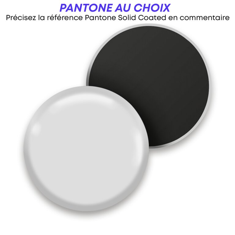 Magnet rond publicitaire Made in France 100% personnalisable de différentes tailles - Audrey | pandacolach