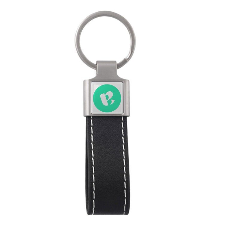 Porte-clés en cuir personnalisable - Zamac | pandacolach