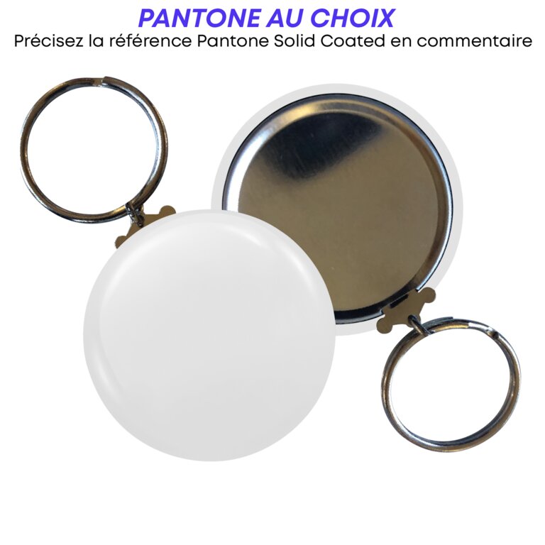 Porte-clés publicitaire Made in France 100% personnalisable 38mm - Théo | pandacolach