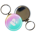 Porte-clés publicitaire Made in France 100% personnalisable 38mm - Théo | pandacolach - thumb - 1