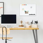 Tableau blanc mural A5 à bords arrondis à personnaliser | pandacola - thumb