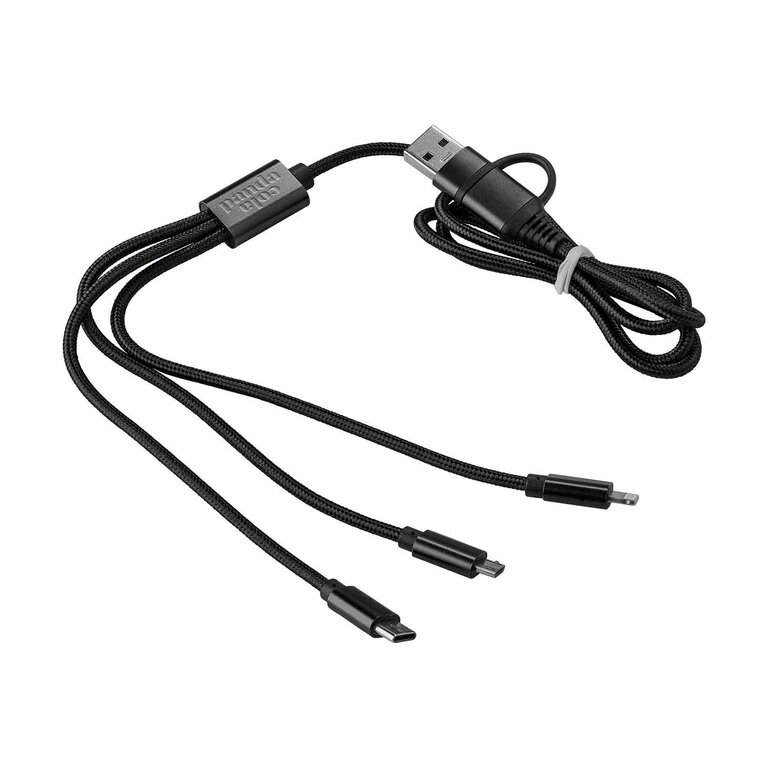 Câble de charge personnalisé 3 en 1 en cuivre - Cablo | pandacolach