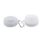 Gobelet personnalisé pliable 22 cl en PP reyclé avec boîte à mousqueton - Pessoa Recyclé | pandacola - thumb - 1