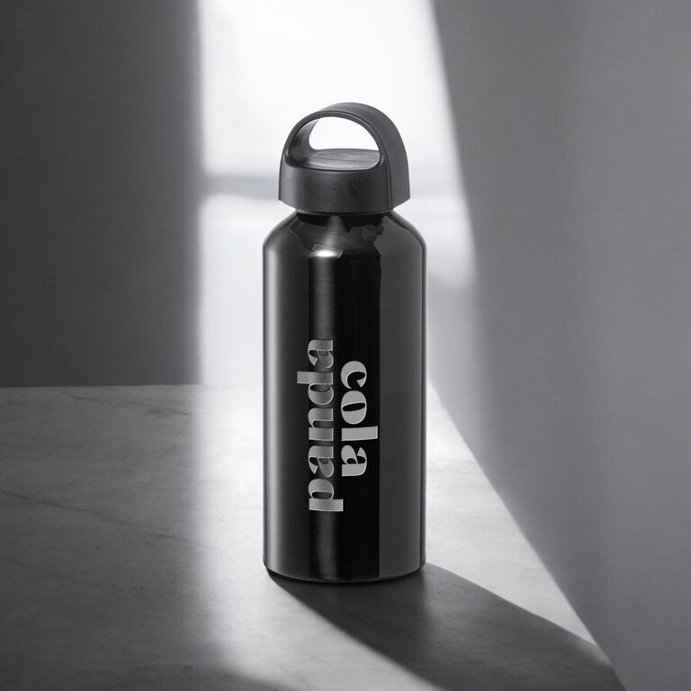 Bouteille personnalisé en aluminium brillant avec poignée 500 ml - Bling | pandacola