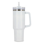 Mug isotherme personnalisable en acier recyclé avec paille 1.2 L - Trendy | pandacolach - thumb