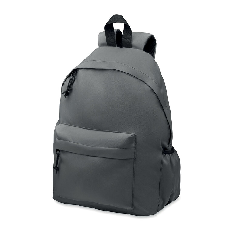 Sac à dos publicitaire en polyester rPET avec poche extérieure - Piou | pandacolach