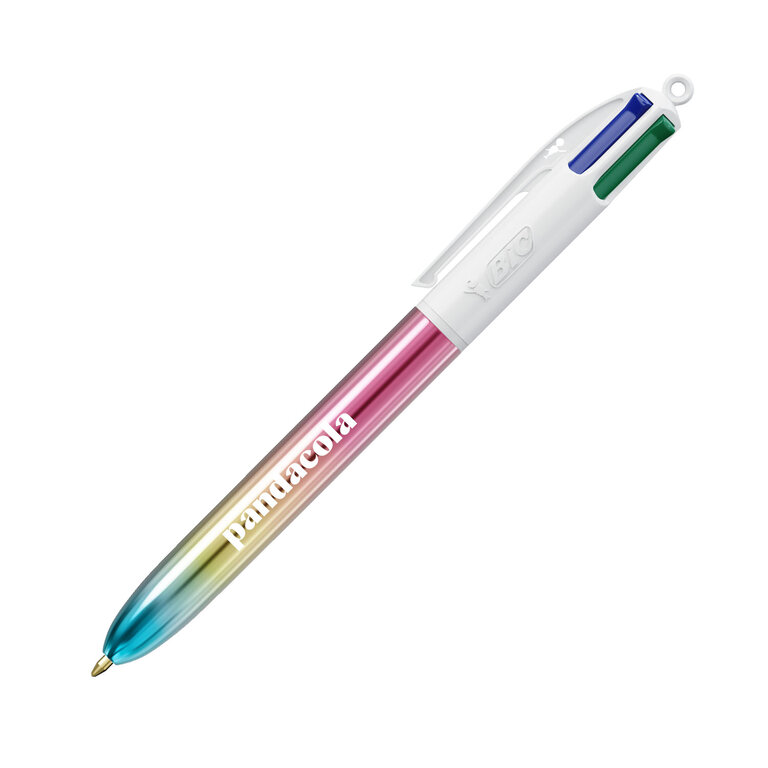 Stylo bille 4 couleurs publicitaire BIC® - 4 Couleurs Gradient | pandacola