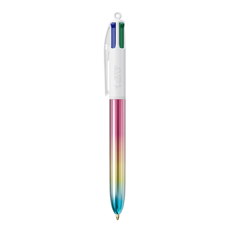 Stylo bille 4 couleurs publicitaire BIC® - 4 Couleurs Gradient | pandacolach