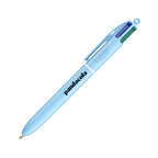 Stylo bille 4 couleurs publicitaire BIC® - 4 Couleurs Pastel | pandacola - thumb - 1